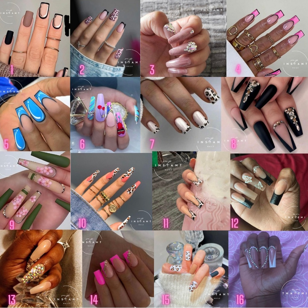 SMP instant press on nails